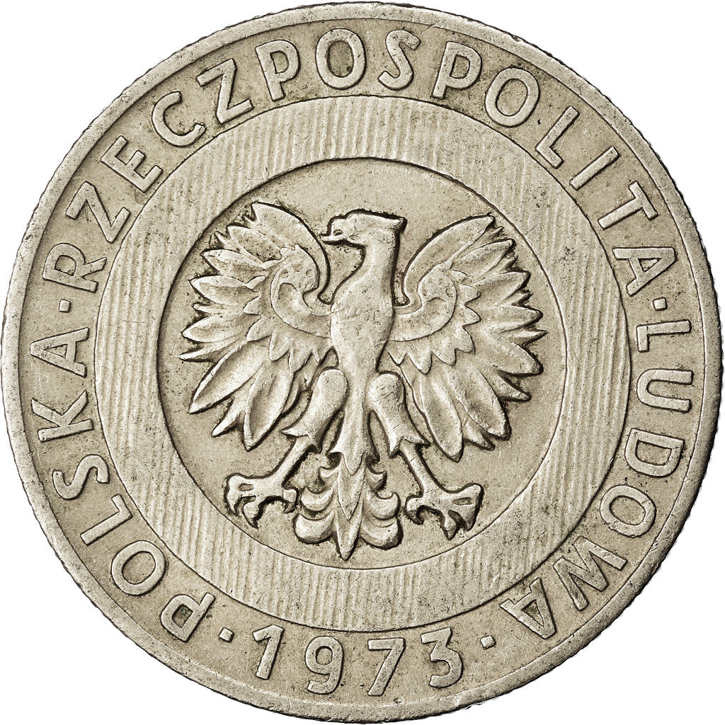 Münze, Polen, 20 Zlotych, 1973, VZ, Copper-nickel, KM:67