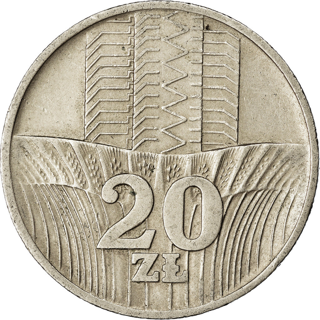 Münze, Polen, 20 Zlotych, 1973, VZ, Copper-nickel, KM:67