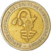 Coin, West African States, 200 Francs, 2005, Paris, EF(40-45), Bi-Metallic