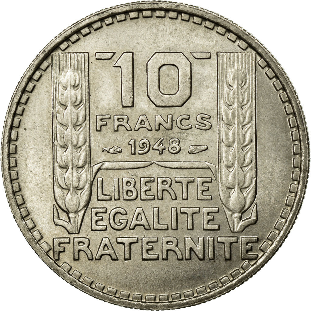 Coin, France, Turin, 10 Francs, 1948, MS(60-62), Copper-nickel, KM:909.1