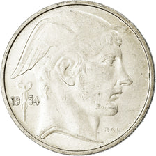 Coin, Belgium, 20 Francs, 20 Frank, 1954, EF(40-45), Silver, KM:140.1