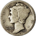 Coin, United States, Mercury Dime, Dime, 1916, U.S. Mint, Philadelphia