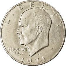 Coin, United States, Eisenhower Dollar, Dollar, 1971, U.S. Mint, Denver