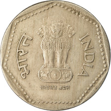 Coin, INDIA-REPUBLIC, Rupee, 1991, EF(40-45), Copper-nickel, KM:79.4