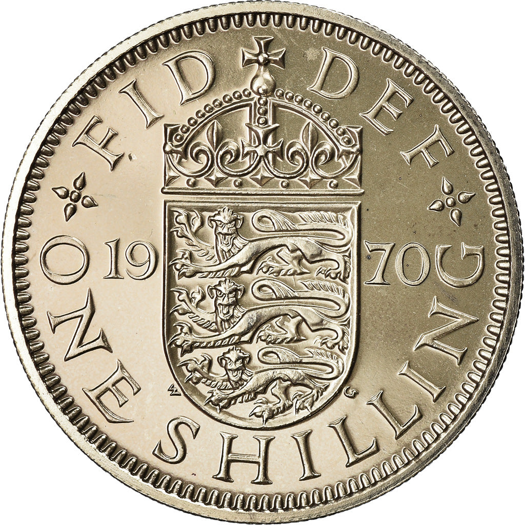 Moneta, Gran Bretagna, Shilling, 1970, SPL, Rame-nichel