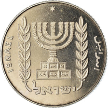Münze, Israel, 5 New Agorot, 1984, Bern, Piéfort, STGL, Copper-nickel, KM:P20