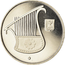 Coin, Israel, 1/2 New Sheqel, 1988, Piéfort, MS(65-70), Nickel, KM:P43