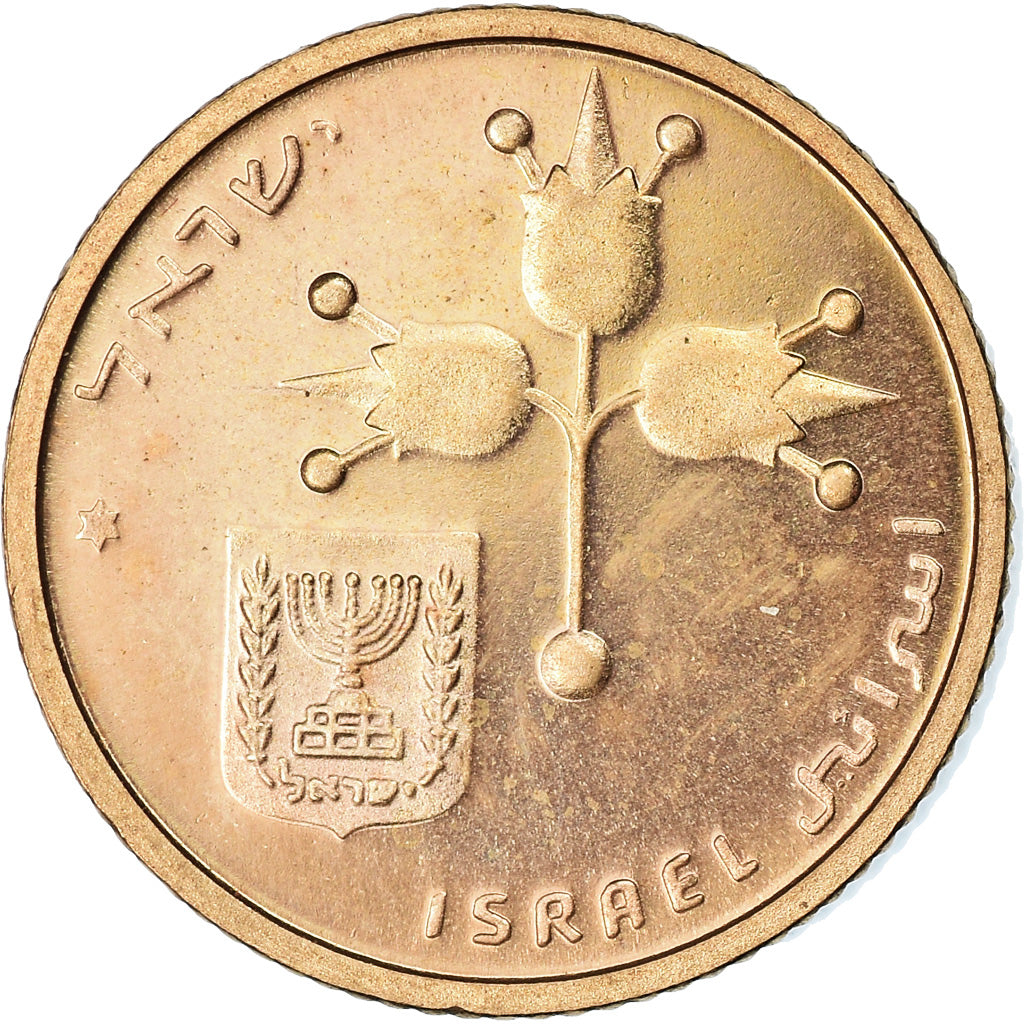 Coin, Israel, 10 New Agorot, 1982, Piéfort, AU(55-58), Bronze, KM:P8