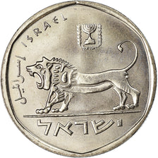 Coin, Israel, 1/2 Sheqel, 1983, MS(63), Copper-nickel, KM:109