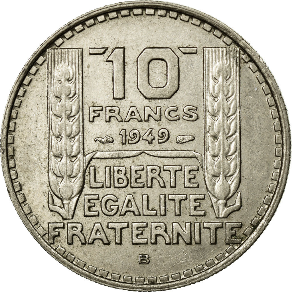 Monnaie, France, Turin, 10 Francs, 1949, Beaumont le Roger, TTB, Copper-nickel