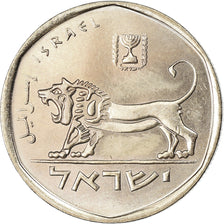 Coin, Israel, 1/2 Sheqel, 1984, MS(63), Copper-nickel, KM:109
