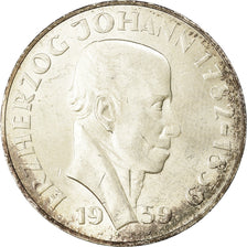 Coin, Austria, 25 Schilling, 1959, AU(55-58), Silver, KM:2887