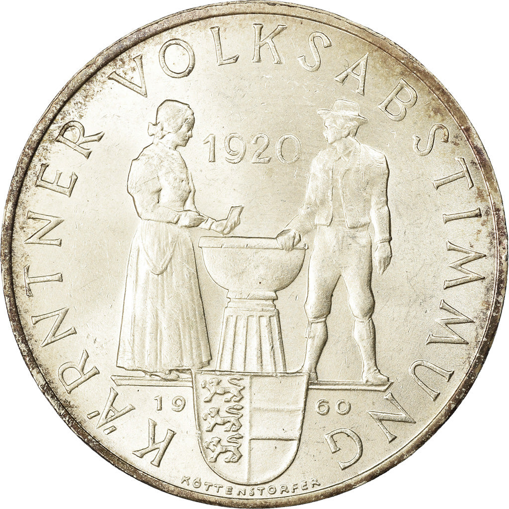 Coin, Austria, 25 Schilling, 1960, AU(55-58), Silver, KM:2890