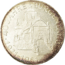Coin, Austria, 25 Schilling, 1961, AU(55-58), Silver, KM:2891