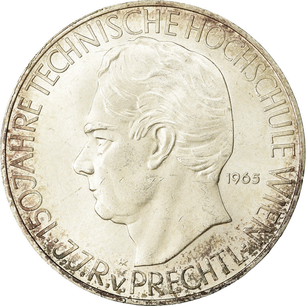 Coin, Austria, 25 Schilling, 1965, AU(55-58), Silver, KM:2897