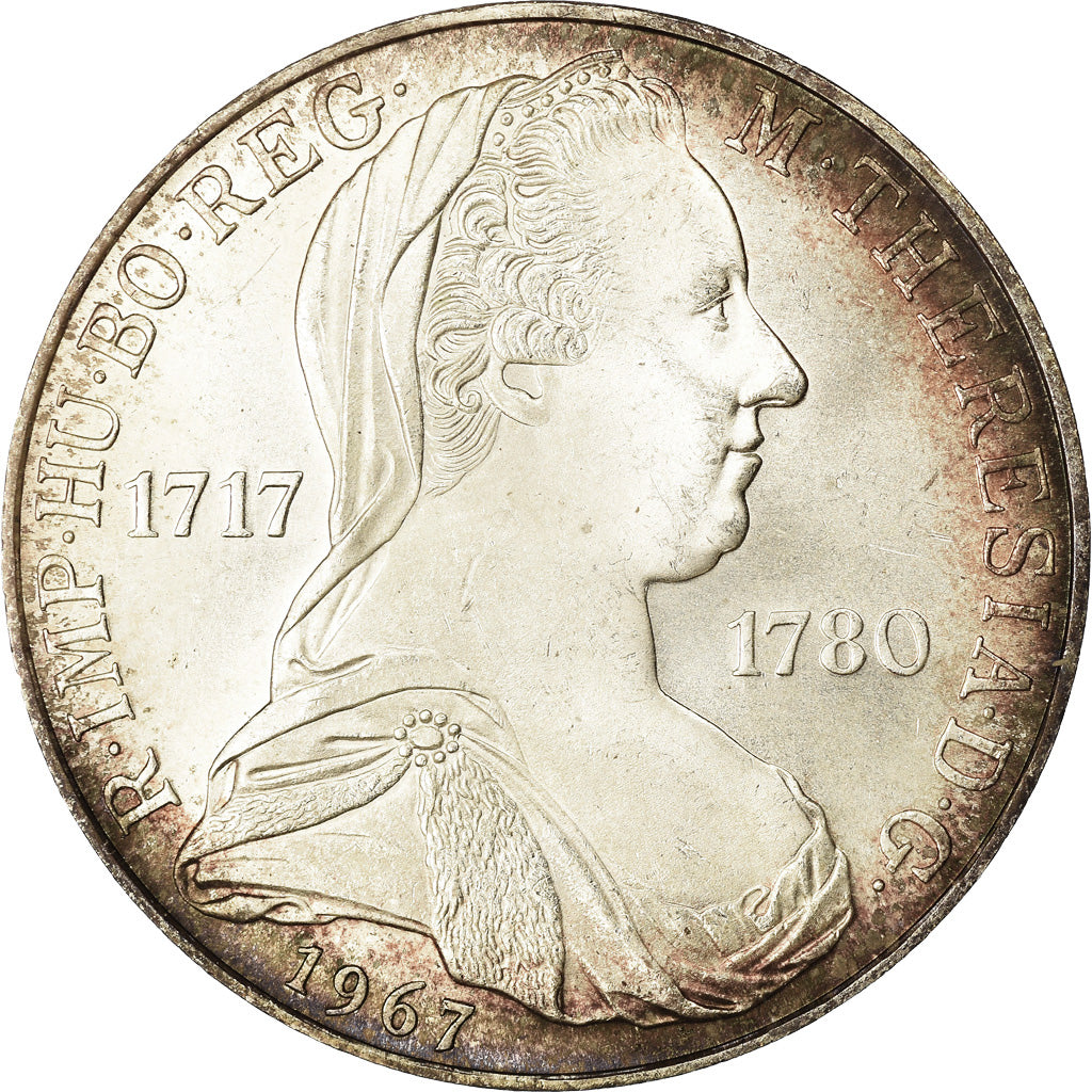 Coin, Austria, 25 Schilling, 1967, AU(55-58), Silver, KM:2901