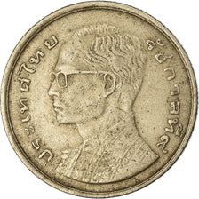 Münze, Thailand, Rama IX, Baht, 1977, SS, Copper-nickel, KM:110