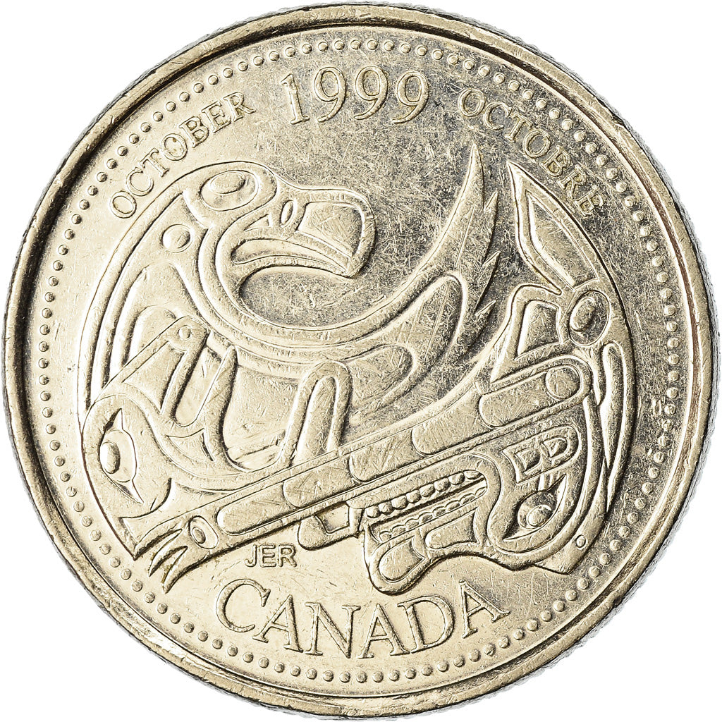 Münze, Kanada, Elizabeth II, 25 Cents, 1999, Royal Canadian Mint, Ottawa, VZ