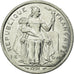 Munten, Nieuw -Caledonië, 2 Francs, 1991, ZF+, Aluminium, KM:14