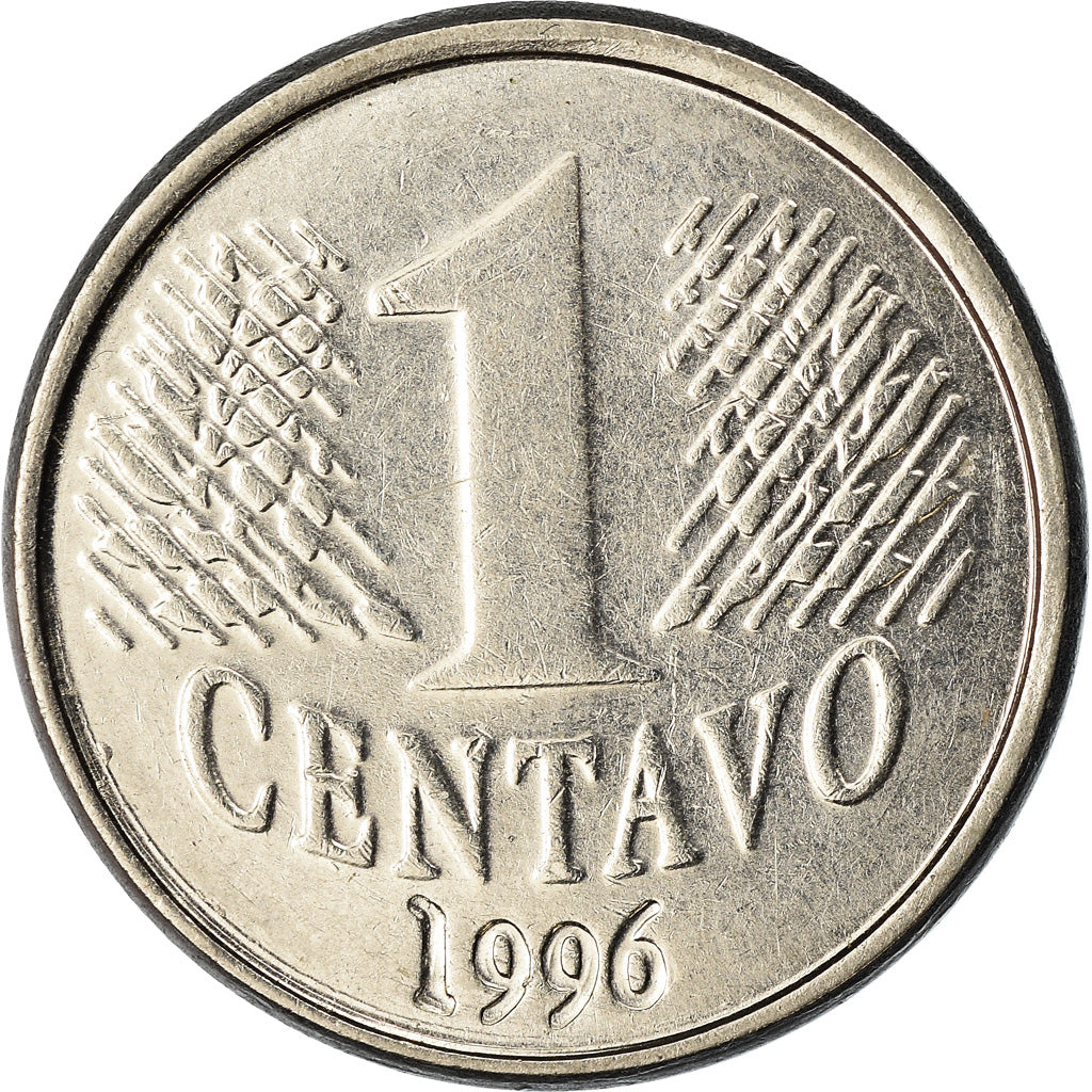 Munten, Brazilië, Centavo, 1996, ZF, Stainless Steel, KM:631