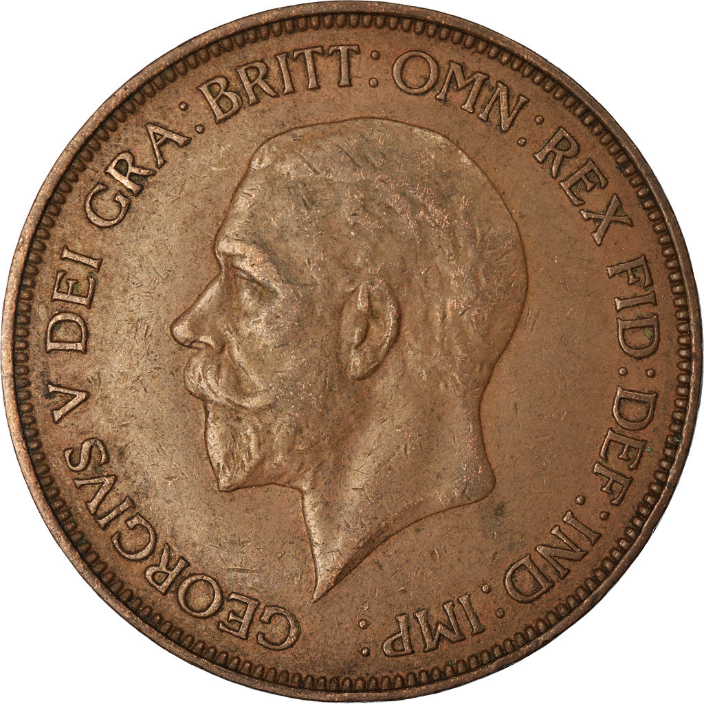 Münze, Großbritannien, George V, Penny, 1931, SS, Bronze, KM:838