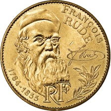 Moneta, Francja, François Rude, 10 Francs, 1984, AU(55-58), Nikiel-Brąz