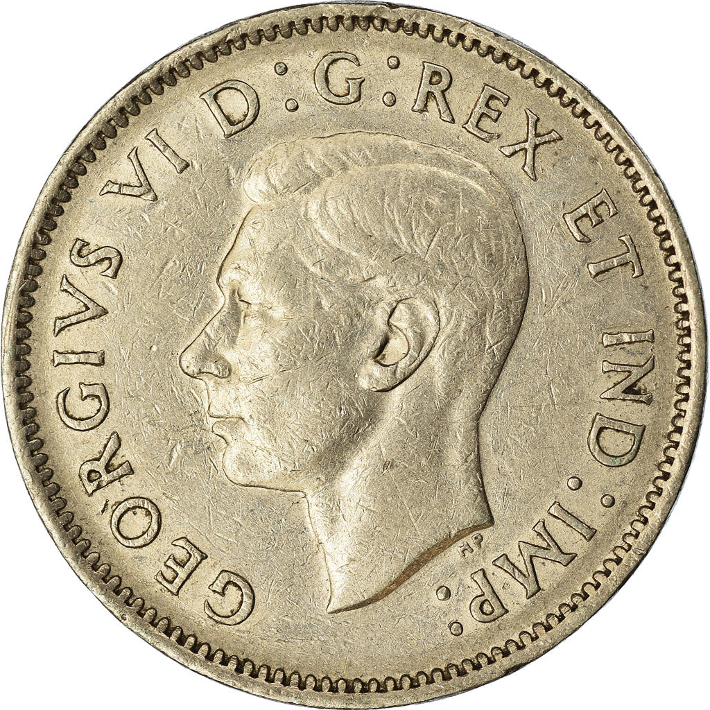 Moeda, Canadá, George VI, 5 Cents, 1942, Royal Canadian Mint, Ottawa