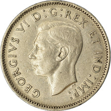 Moeda, Canadá, George VI, 5 Cents, 1942, Royal Canadian Mint, Ottawa