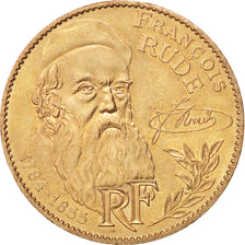 FRANCE, François Rude, 10 Francs, 1984, KM #954, AU(55-58), Nickel-Bronze, 26, G