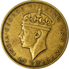 Coin, Jamaica, George VI, Penny, 1945, EF(40-45), Nickel-brass, KM:32