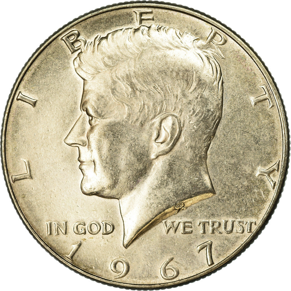 Münze, Vereinigte Staaten, Kennedy Half Dollar, Half Dollar, 1967, U.S. Mint