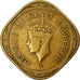 Moneta, INDIA - BRITANNICA, George VI, 2 Annas, 1945, BB, Nichel-ottone, KM:543