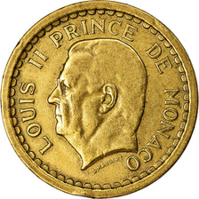 Coin, Monaco, 2 Francs, Undated (1943), Poissy, EF(40-45), Cupro-Aluminium