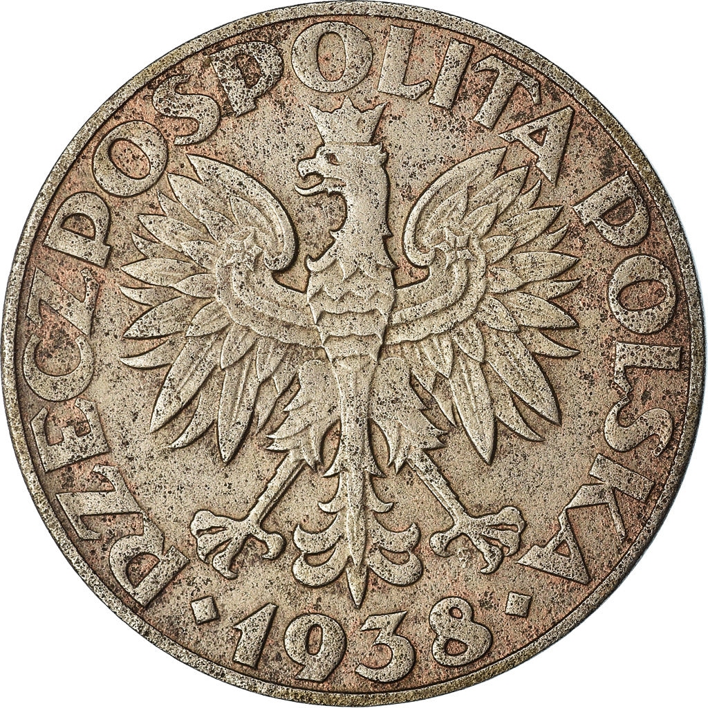Moneta, Polska, 50 Groszy, 1938, Warsaw, EF(40-45), Nikiel platerowany żelazem