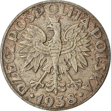 Moneta, Polska, 50 Groszy, 1938, Warsaw, EF(40-45), Nikiel platerowany żelazem