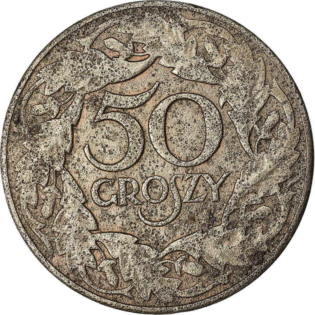 Moneta, Polska, 50 Groszy, 1938, Warsaw, EF(40-45), Nikiel platerowany żelazem