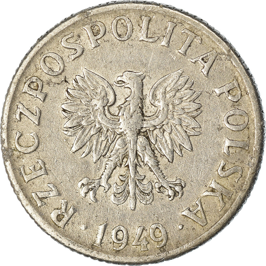 Monnaie, Pologne, 2 Grosze, 1949, TTB, Aluminium, KM:40