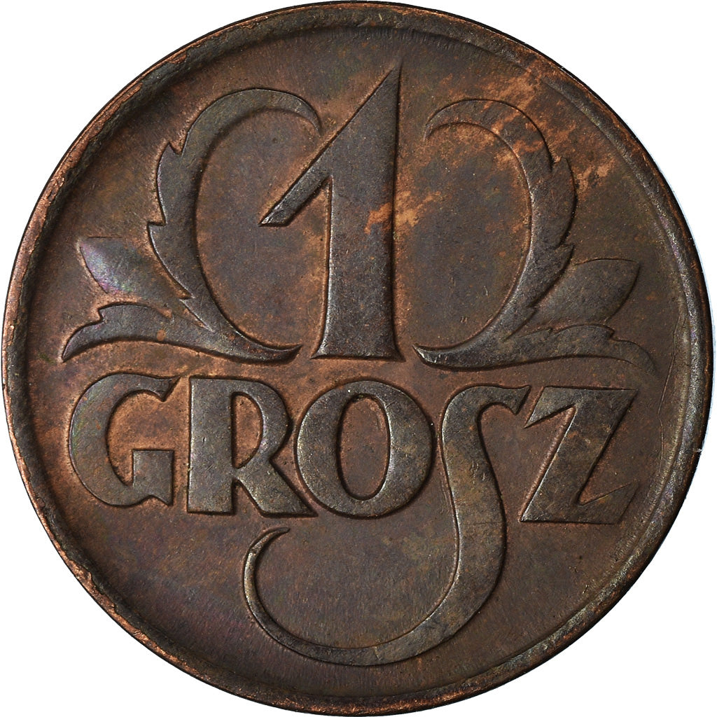 Coin, Poland, Grosz, 1925, Warsaw, EF(40-45), Bronze, KM:8a