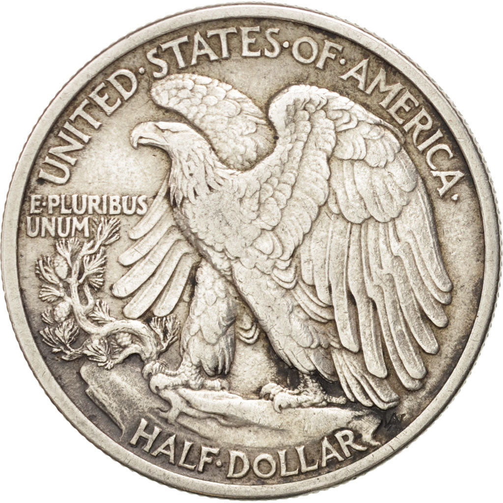 États-Unis, Walking Liberty Half Dollar, 1917, KM 142