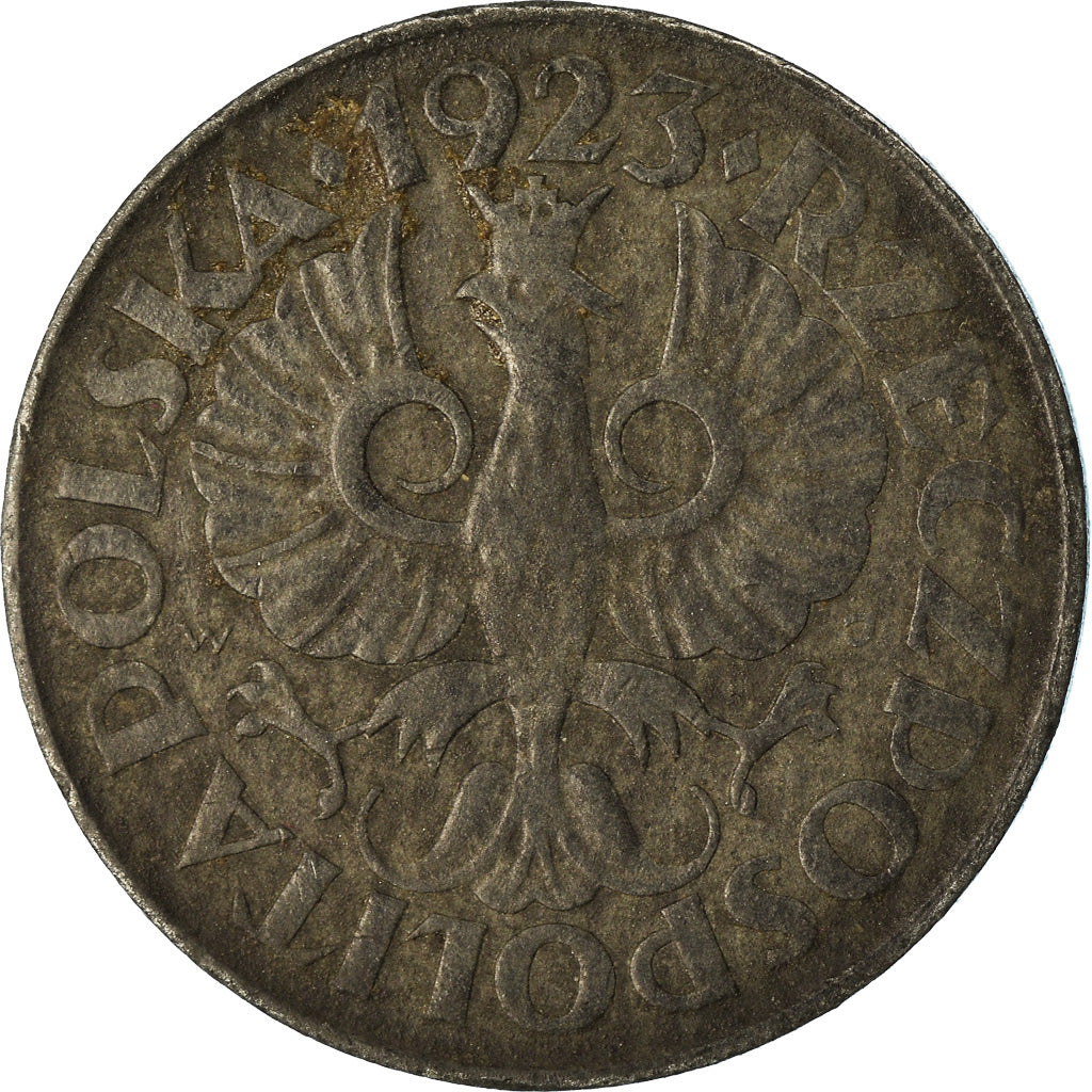 Coin, Poland, 10 Groszy, 1923, Warsaw, EF(40-45), Zinc, KM:36
