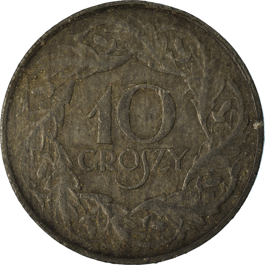 Coin, Poland, 10 Groszy, 1923, Warsaw, EF(40-45), Zinc, KM:36
