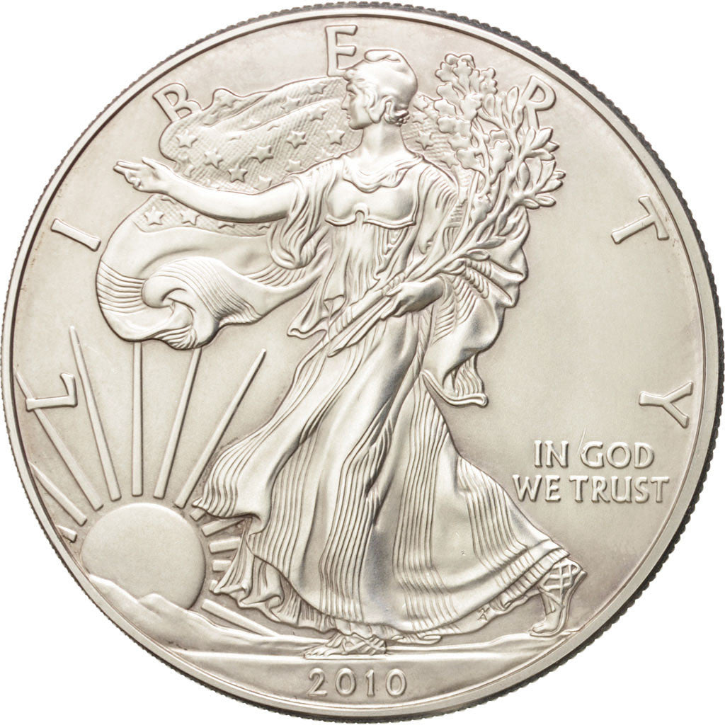 Coin, United States, Dollar, 2010, U.S. Mint, MS(60-62), Silver, KM:273