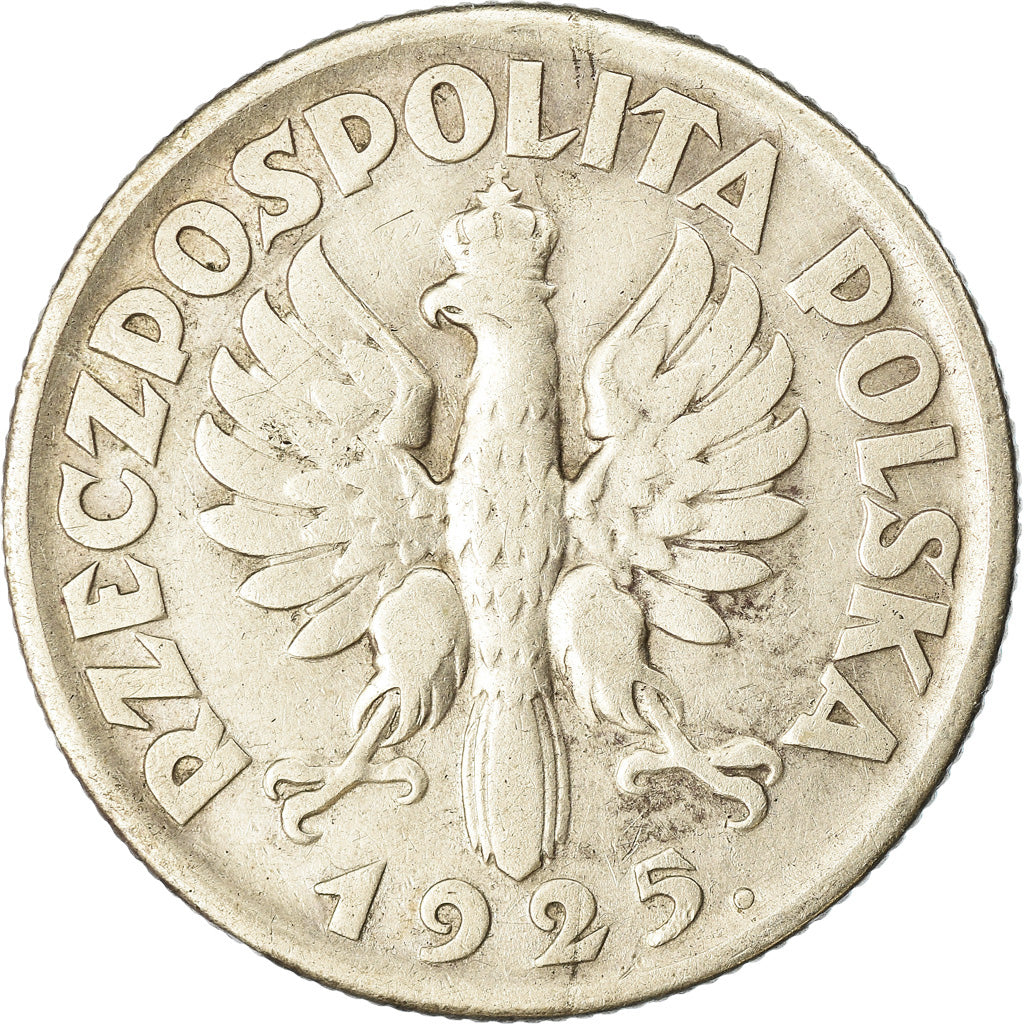 Moeda, Polónia, Zloty, 1925, VF(30-35), Prata, KM:15