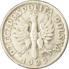 Moeda, Polónia, Zloty, 1925, VF(30-35), Prata, KM:15