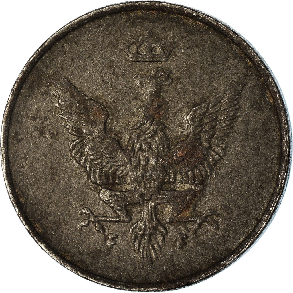 Coin, Poland, Fenig, 1918, Stuttgart, Germany, VF(20-25), Iron, KM:4