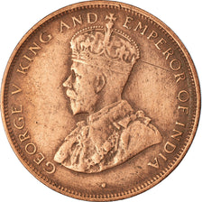 Münze, Ceylon, George V, Cent, 1914, SS, Kupfer, KM:107