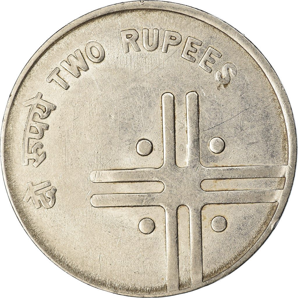 Coin, INDIA-REPUBLIC, 2 Rupees, 2006, EF(40-45), Stainless Steel, KM:326