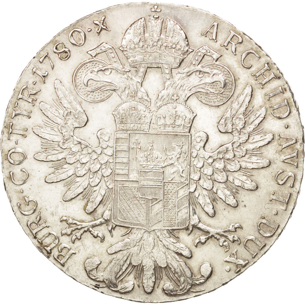 AUSTRIA, Thaler, 1780, KM #T1, MS(60-62), Silver, 41, 28.11