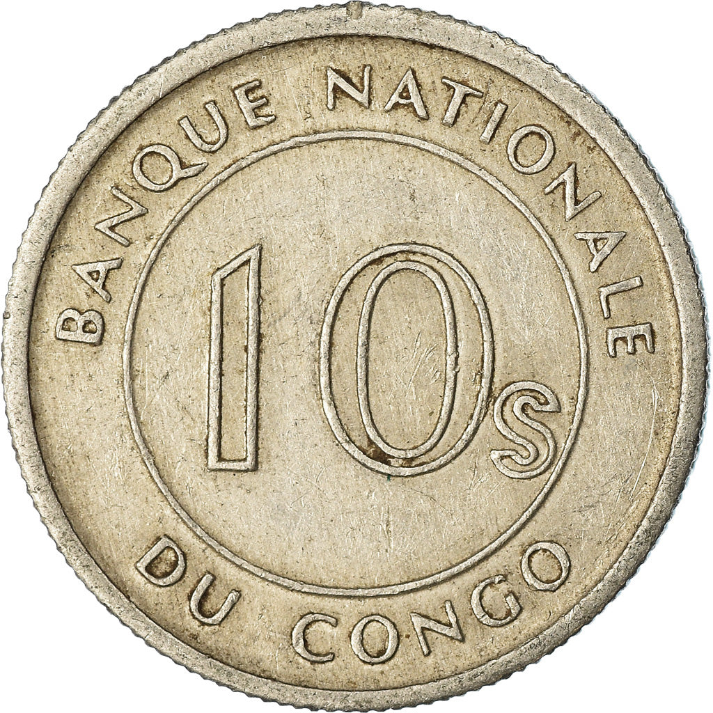 Münze, CONGO, DEMOCRATIC REPUBLIC, 10 Sengis, 1967, SS, Aluminium, KM:7