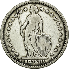 Coin, Switzerland, 2 Francs, 1909, Bern, VF(20-25), Silver, KM:21